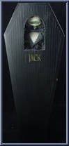 Jack Skellington (Black Coffin) (Open Smile) from Nightmare Before Christmas - 16" Coffins manufactured by Jun Planning [Front]