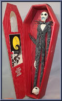 Jack Skellington (Red Dark Coffin) (2 Heads: Yell, Open Smile) from Nightmare Before Christmas - 16" Coffins manufactured by Jun Planning [Loose]