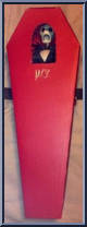 Jack Skellington (Red Dark Coffin) (2 Heads: Yell, Open Smile) from Nightmare Before Christmas - 16" Coffins manufactured by Jun Planning [Front]
