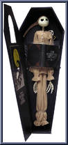 Pajama Jack (Blue Dark Coffin) (Frowning) from Nightmare Before Christmas - 16" Coffins manufactured by Jun Planning [Front]
