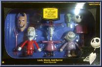Lock, Shock, Barrel Boxed Set from Nightmare Before Christmas - Limited Figures manufactured by Neca [Front]