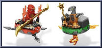 Weapon Pack from Ninjago - Spinner Sets manufactured by Lego [Loose]
