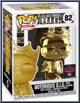 Notorious B.I.G. (with Crown) (Gold) from Notorious B.I.G. - Pop! Vinyl Figures manufactured by Funko [Front]