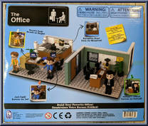 Dunder Mifflin Scranton Branch from Office - Buildable Sets manufactured by PhatMojo [Back]