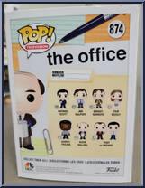 Kevin Malone from Office - Pop! Vinyl Figures manufactured by Funko [Back]