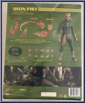 Iron Fist from One:12 Collective - Marvel manufactured by Mezco [Back]