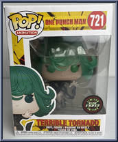 Terrible Tornado (Translucent) (Glows in the Dark) (Chase) from One Punch Man - Pop! Vinyl Figures manufactured by Funko [Front]