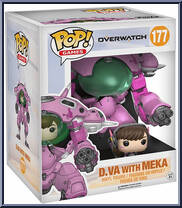 D.VA & Meka (Pink) from Overwatch - Pop! Vinyl Figures manufactured by Funko [Front]