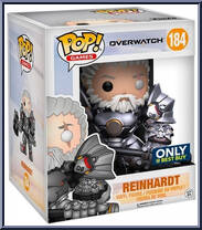 Reinhardt (No Helmet) from Overwatch - Pop! Vinyl Figures manufactured by Funko [Front]