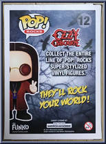 Ozzy Osbourne (Red Sunglasses) from Ozzy Osbourne - Pop! Vinyl Figures manufactured by Funko [Back]