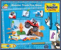 Monster Truck Fire Show from Penguins of Madagascar - Basic Series manufactured by Cobi [Back]