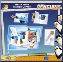 North Wind Mission Control from Penguins of Madagascar - Basic Series manufactured by Cobi [Back]