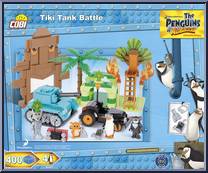 Tiki Tank Battle from Penguins of Madagascar - Basic Series manufactured by Cobi [Back]