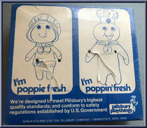 Poppin Fresh / Poppie Fresh from Pillsbury Playthings - Basic Series manufactured by Pillsbury [Back]