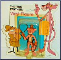 Pink Panther (Cowboy) from Pink Panther - Vinyl manufactured by Talbot Toys [Front]