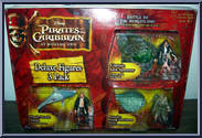 Deluxe 3-Pack (Secrets of the Deep) from Pirates of the Caribbean - At World's End - Exclusives manufactured by Zizzle [Front]