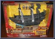 Pirate Armada: Black Pearl (Shipwreck Cove) from Pirates of the Caribbean - At World's End - Micro Playsets manufactured by Zizzle [Front]