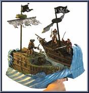 Whirlpool Melee from Pirates of the Caribbean - At World's End - Playsets manufactured by Zizzle [Loose]