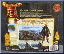 Jack Sparrow in Kraken Slime with Kraken from Pirates of the Caribbean - Secrets of the Deep - Deluxe Figures manufactured by Zizzle [Back]