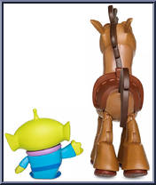 Bullseye and Alien from Pixar Toybox - Basic Series manufactured by Disney [Loose]