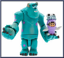 Sulley and Boo from Pixar Toybox - Basic Series manufactured by Disney [Loose]