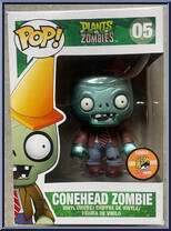 Conehead Zombie (Metallic) from Plants vs Zombies - Pop! Vinyl Figures manufactured by Funko [Front]