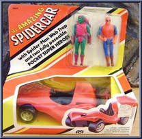 Spidercar from Pocket Super Heroes - Accessories manufactured by Mego [Front]