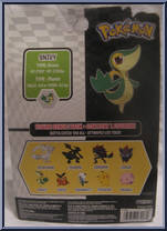 Snivy from Pokemon - Black & White - Basic Series manufactured by Jakks Pacific [Back]