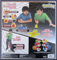 Rivalry Pack (Tepig / Pidove) from Pokemon - Black & White - Pop -n- Battle manufactured by Jakks Pacific [Back]