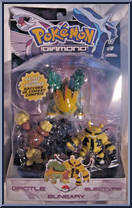 Grotle / Electivire / Buneary from Pokemon - Diamond and Pearl - 3-Packs manufactured by Jakks Pacific [Front]