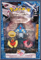 Kricketot / Azelf / Wormadam (Trash Cloak) from Pokemon - Diamond and Pearl - 3-Packs manufactured by Jakks Pacific [Front]