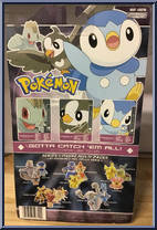 Machop / Starly / Piplup from Pokemon - Diamond and Pearl - 3-Packs manufactured by Jakks Pacific [Back]