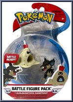 Alolan Rattata / Sandygast Action Figure