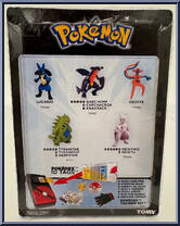 Lucario from Pokemon - Pokedex ID Tags manufactured by Tomy [Back]