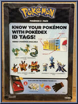 Tepig / Pignite / Emboar from Pokemon - Pokedex ID Tags manufactured by Tomy [Back]