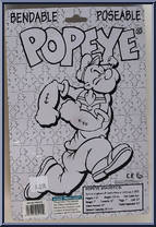 Popeye from Popeye - Bendables manufactured by NJ Croce [Back]