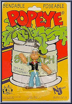 Popeye from Popeye - Keychains manufactured by NJ Croce [Front]