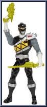 Black Ranger Action Hero from Power Rangers Dino Charge - Action Heroes manufactured by Bandai [Loose]