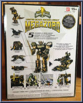 Limited Black Edition Legacy Megazord from Power Rangers Dino Charge - Exclusives manufactured by Bandai [Back]