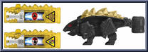 Ankylosaurus from Power Rangers Dino Super Charge - Dino Charger Power Pack - Series 3 manufactured by Bandai [Loose]
