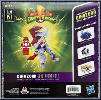 Tyrannosaurus Rex Dinozord with Red Ranger from Power Rangers - Dinozords manufactured by Forever Clever [Back]
