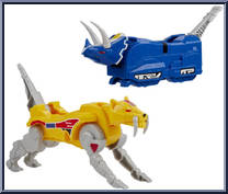 Triceratops Dinozord & Sabertooth Tiger Dinozord Action Figure