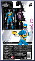 Dino Charge Blue Ranger from Power Rangers Lightning Collection - Dino Charge manufactured by Hasbro [Back]