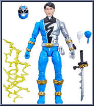 Dino Fury Blue Ranger from Power Rangers Lightning Collection - Dino Fury manufactured by Hasbro [Loose]