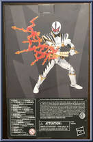 Dino Thunder White Ranger from Power Rangers Lightning Collection - Dino Thunder manufactured by Hasbro [Back]