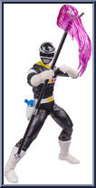In Space Black Ranger from Power Rangers Lightning Collection - In Space manufactured by Hasbro [Loose]