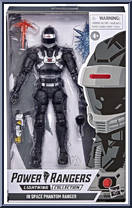 In Space Phantom Ranger from Power Rangers Lightning Collection - In Space manufactured by Hasbro [Front]