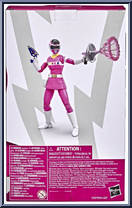 In Space Pink Ranger from Power Rangers Lightning Collection - In Space manufactured by Hasbro [Back]