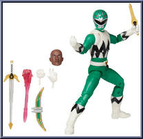 Lost Galaxy Green Ranger from Power Rangers Lightning Collection - Lost Galaxy manufactured by Hasbro [Loose]