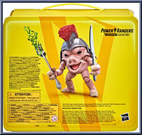Mighty Morphin Pudgy Pig (Lunchbox) (PulseCon) from Power Rangers Lightning Collection - Mighty Morphin manufactured by Hasbro [Back]